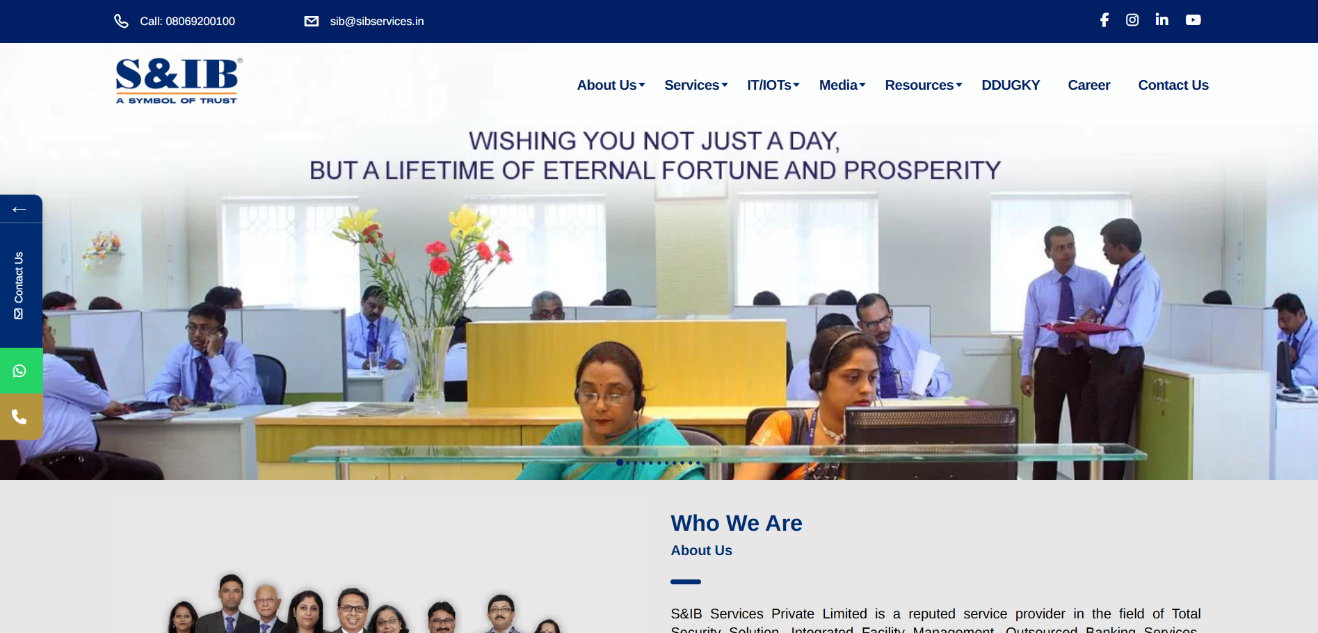 S&IB Security services in Pune