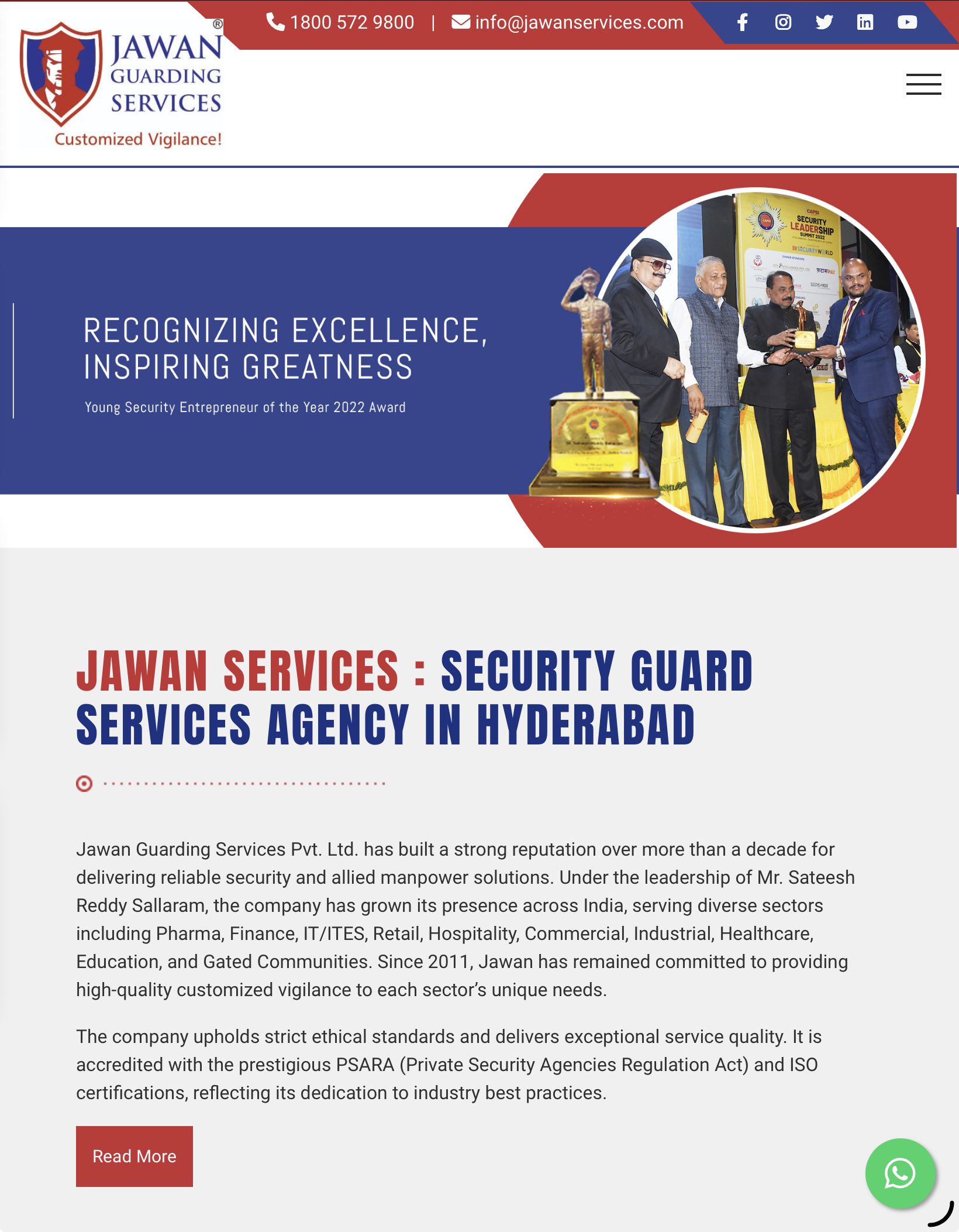 Top 8 Security Services in Hyderabad: Best Trusted Agencies 6 Jawan Guarding Serviсes