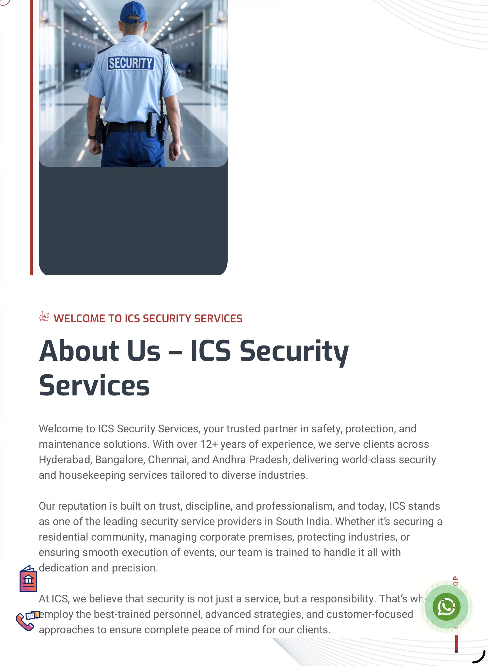 Top 8 Security Services in Hyderabad: Best Trusted Agencies 8 ICS Seсurity Serviсes