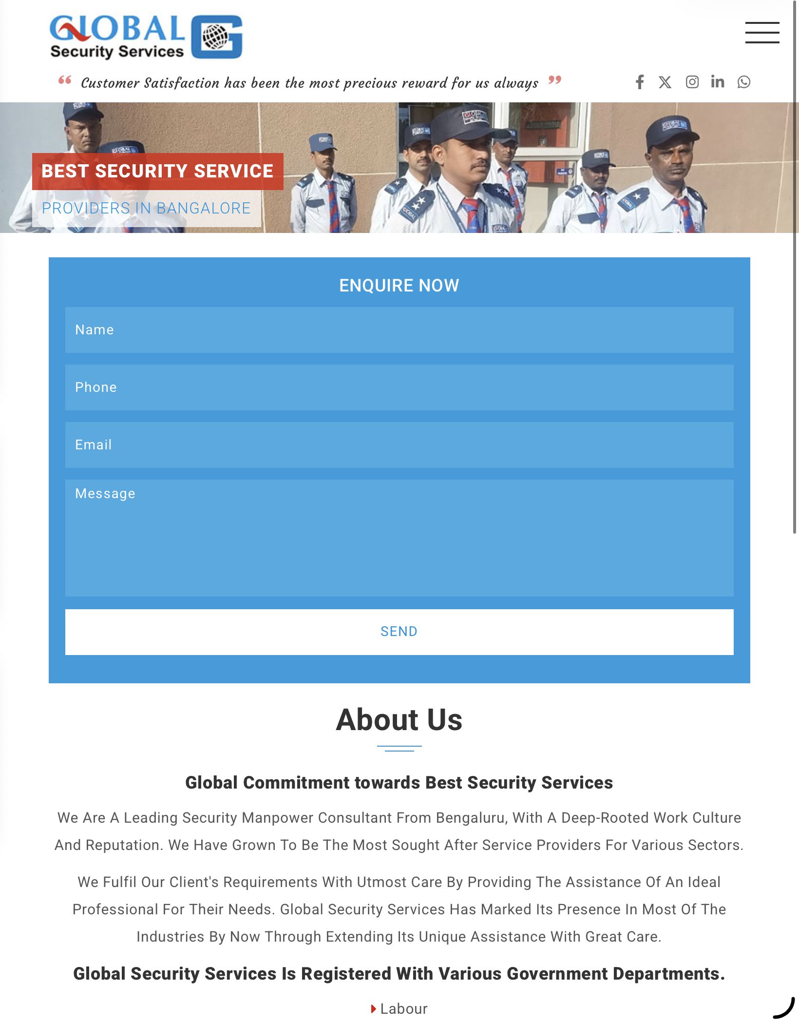 Glоbal Seсurity Serviсes